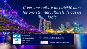 Conférence management de projets en Asie